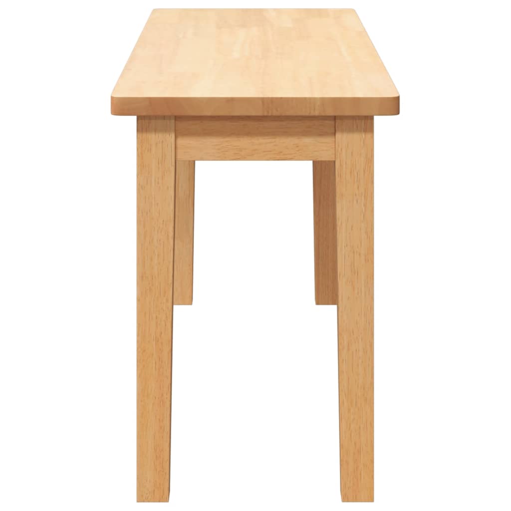 Panca 90 Cm In Legno Massello Di Hevea