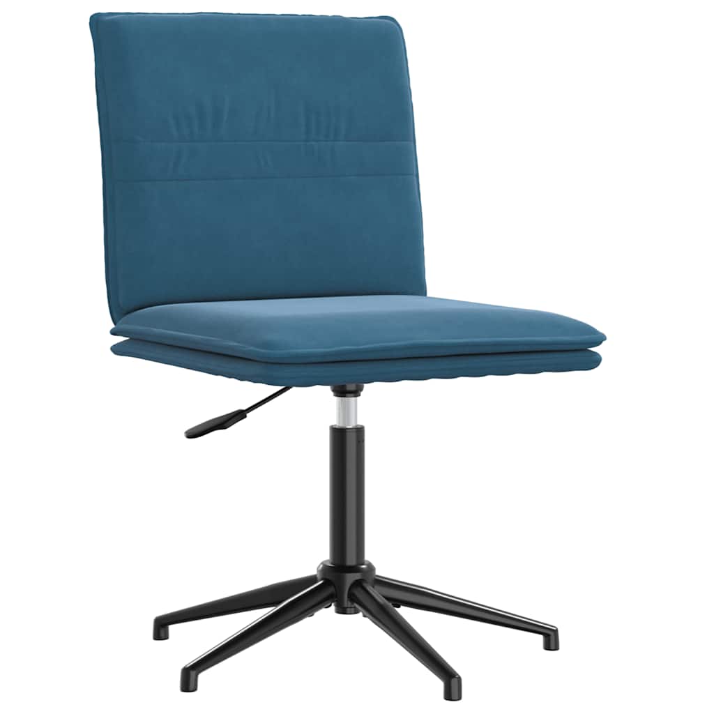 Sedie Da Pranzo 2 Pz Blu In Velluto