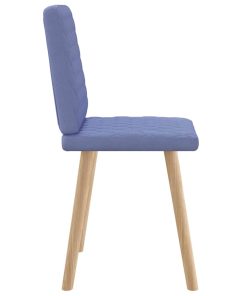 Sedie Da Pranzo 2 Pz Blu Jeans In Tessuto