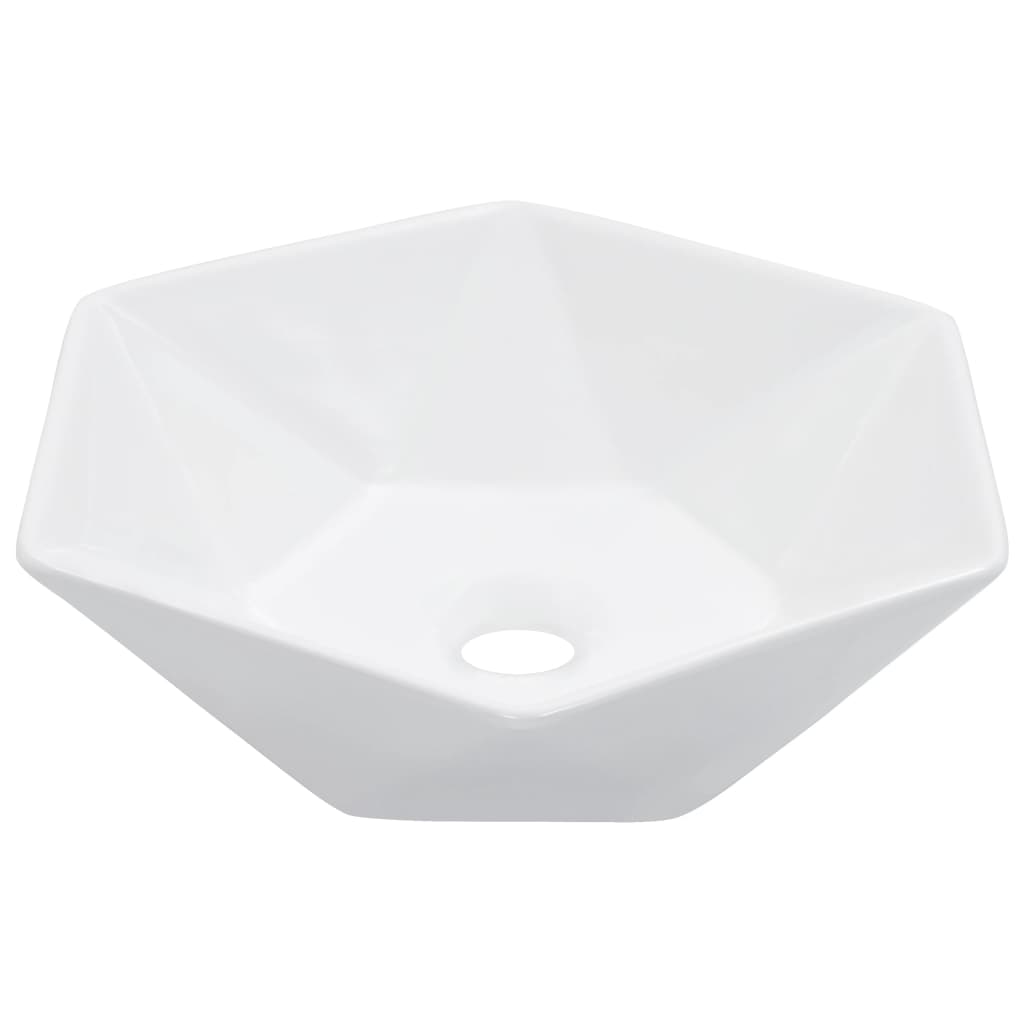 Lavandino 41x36,5x12 Cm In Ceramica Bianco