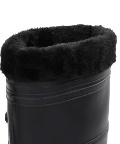 Stivali Da Pioggia Con Calzini Rimovibili Neri Misura 42 Cm Pvc