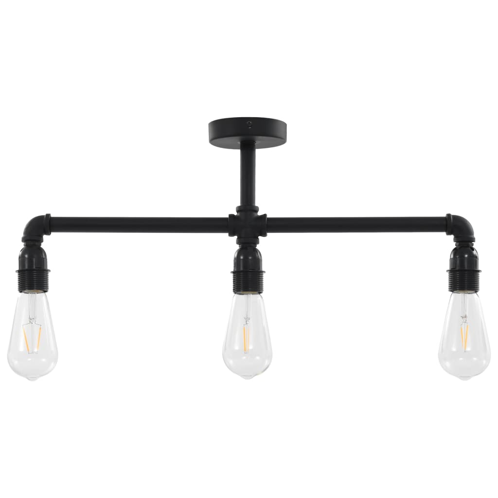 Lampadario Nero Per 3 Lampadine E27