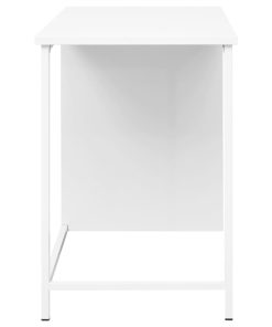 Scrivania Industriale Con Cassetti Bianca 105x52x75 Cm Acciaio