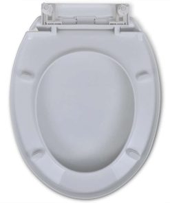 Copriwater A Chiusura Ammortizzata Bianco Ovale
