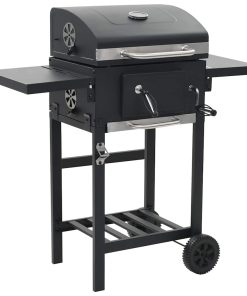 Barbecue A Carbonella Con Ripiano Inferiore Nero