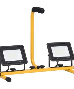 Faretto A Led Con Maniglia 2x30 W Bianco Freddo