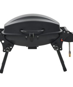Barbecue E Griglia A Gas Portatile Con Fornello Nero