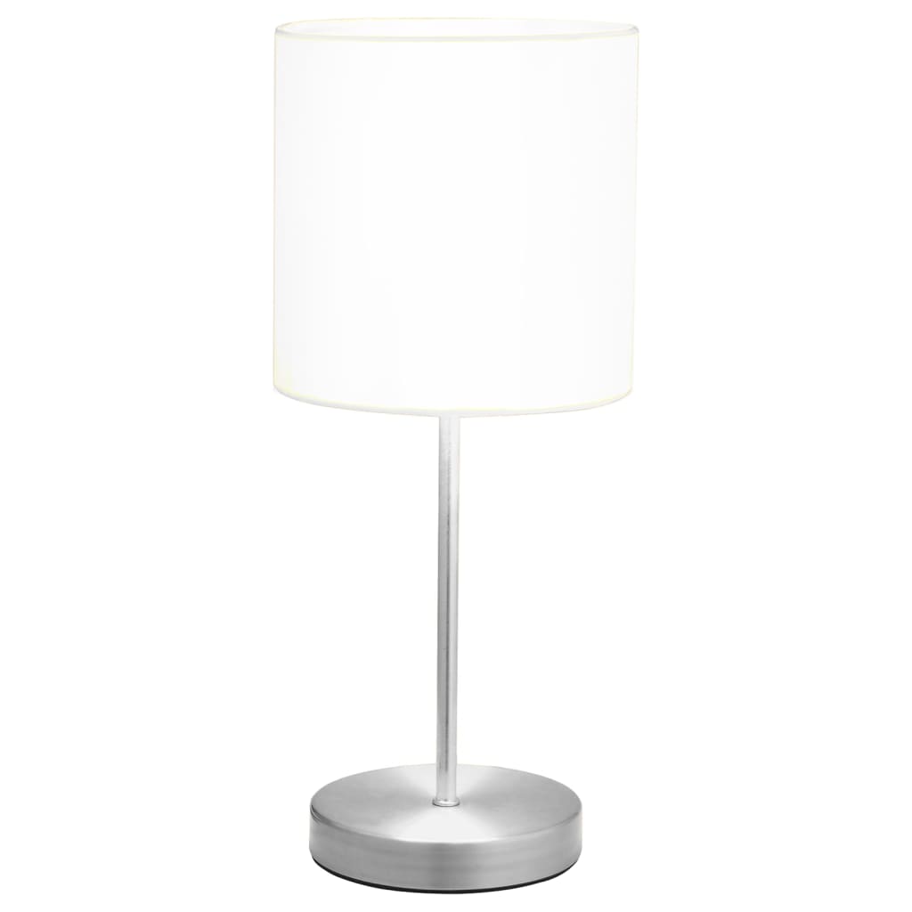 Lampade Da Tavolo 2 Pz Pulsanti Touch Bianche E14 - Image 3