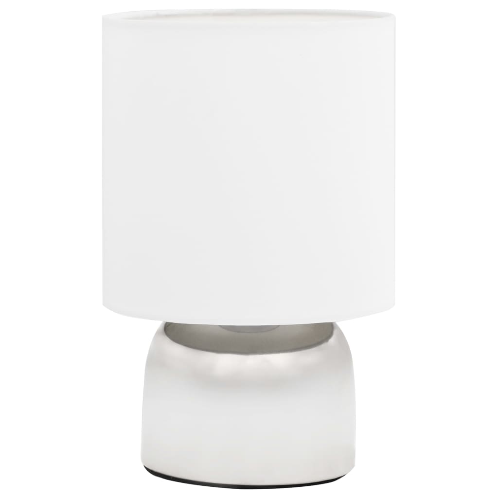 Lampade Da Tavolo 2 Pz Pulsanti Touch Bianche E14 - Image 3