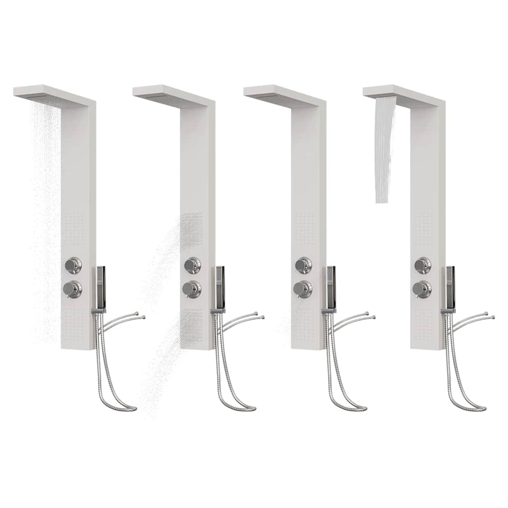 Pannello Doccia In Alluminio Bianco - Image 6