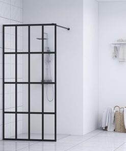 Cabina Doccia Con Vetro Temperato Trasparente 90x195 cm