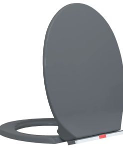Copriwater Chiusura Ammortizzata E Sgancio Rapido Grigio Ovale