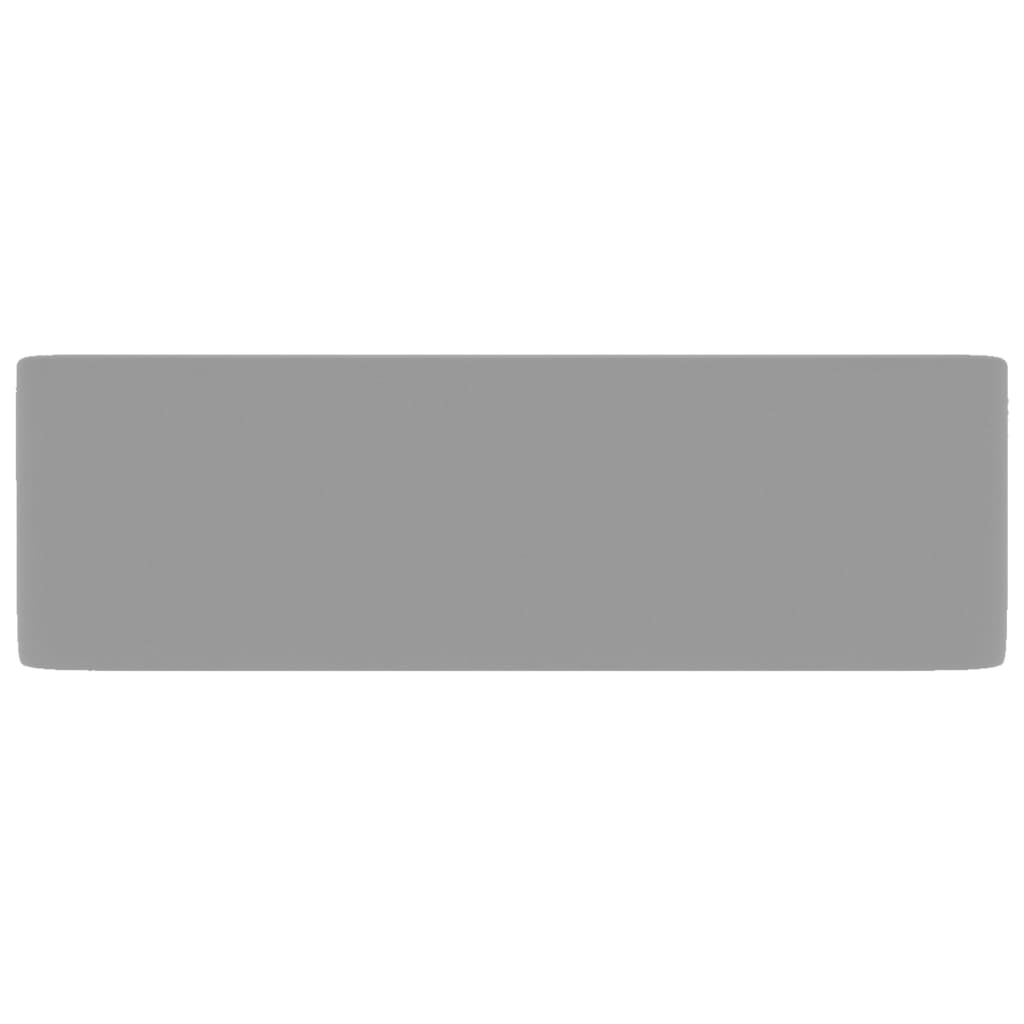 Lavandino Luxury Grigio Chiaro Opaco 41x30x12 Cm In Ceramica - Image 5