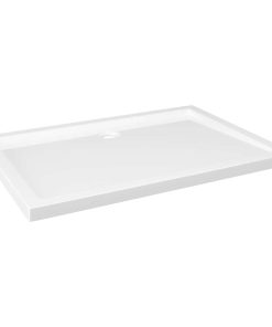 Piatto Doccia In Abs Rettangolare Bianco 80x110 cm