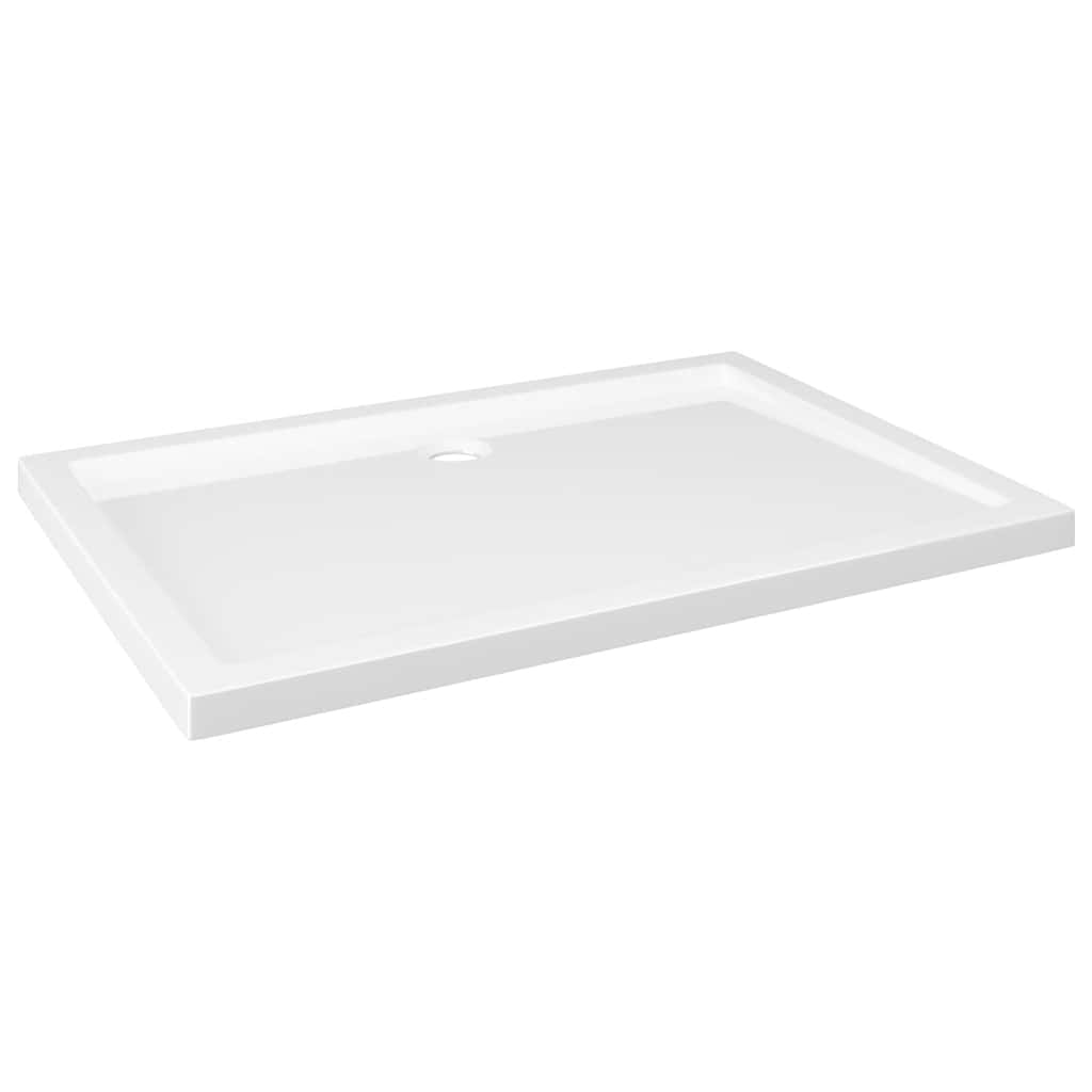 Piatto Doccia In Abs Rettangolare Bianco 80x110 cm