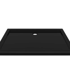 Piatto Doccia In Abs Rettangolare Nero 70x90 cm