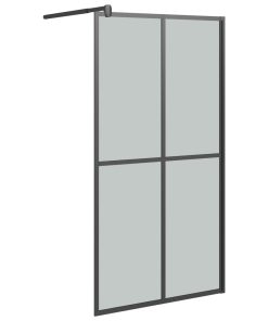 Cabina Doccia 100x195 Cm Vetro Temperato Scuro