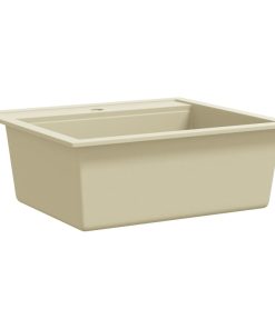 Lavello Da Cucina In Granito Vasca Singola Beige