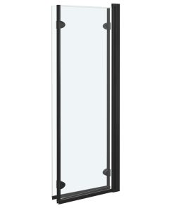 Box Doccia Pieghevole A Libro 3 Pannelli In Esg 130x138 Cm Nero