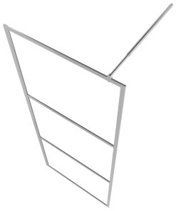 Parete Per Doccia WalK-In Vetro Semi Smerigliato Esg 100x195 cm