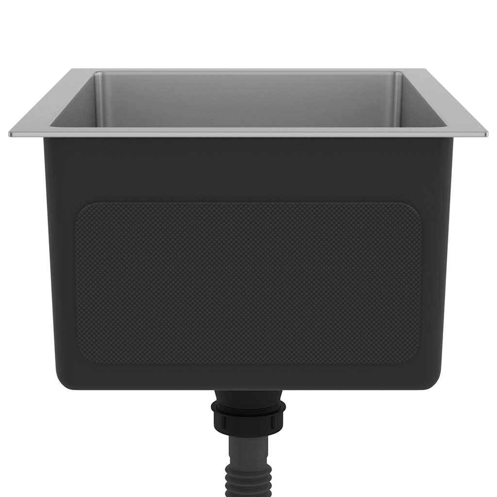 Lavello Da Cucina Lavorato A Mano In Acciaio Inox - Image 6