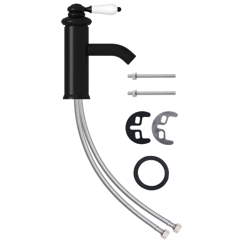 Rubinetto Per Lavabo Del Bagno Nero 130x180 mm - Image 5