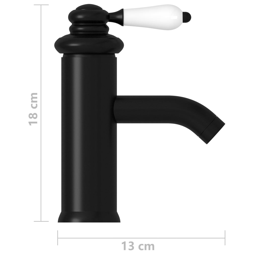 Rubinetto Per Lavabo Del Bagno Nero 130x180 mm
