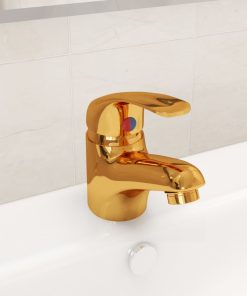 Rubinetto Miscelatore Oro 13x10 cm