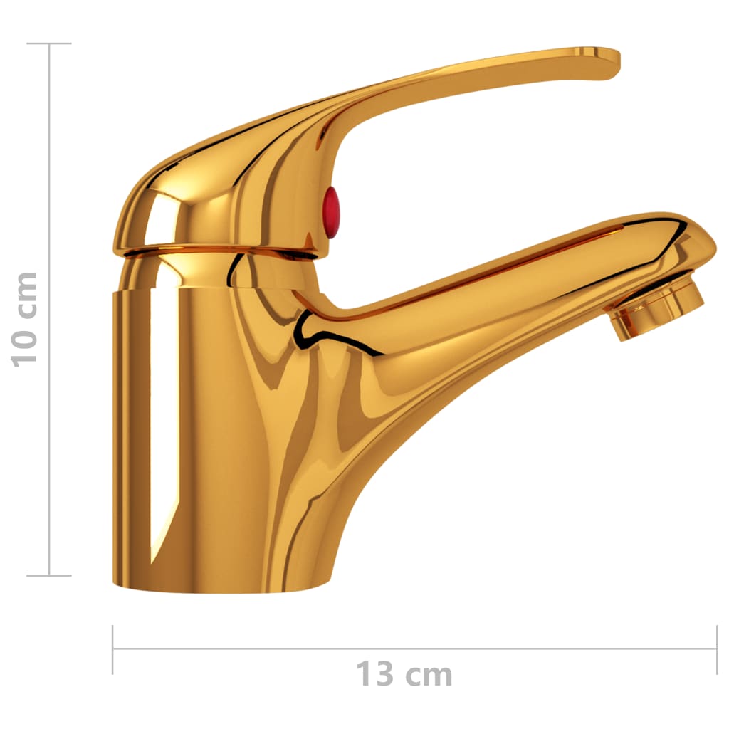 Rubinetto Miscelatore Oro 13x10 cm - Image 4