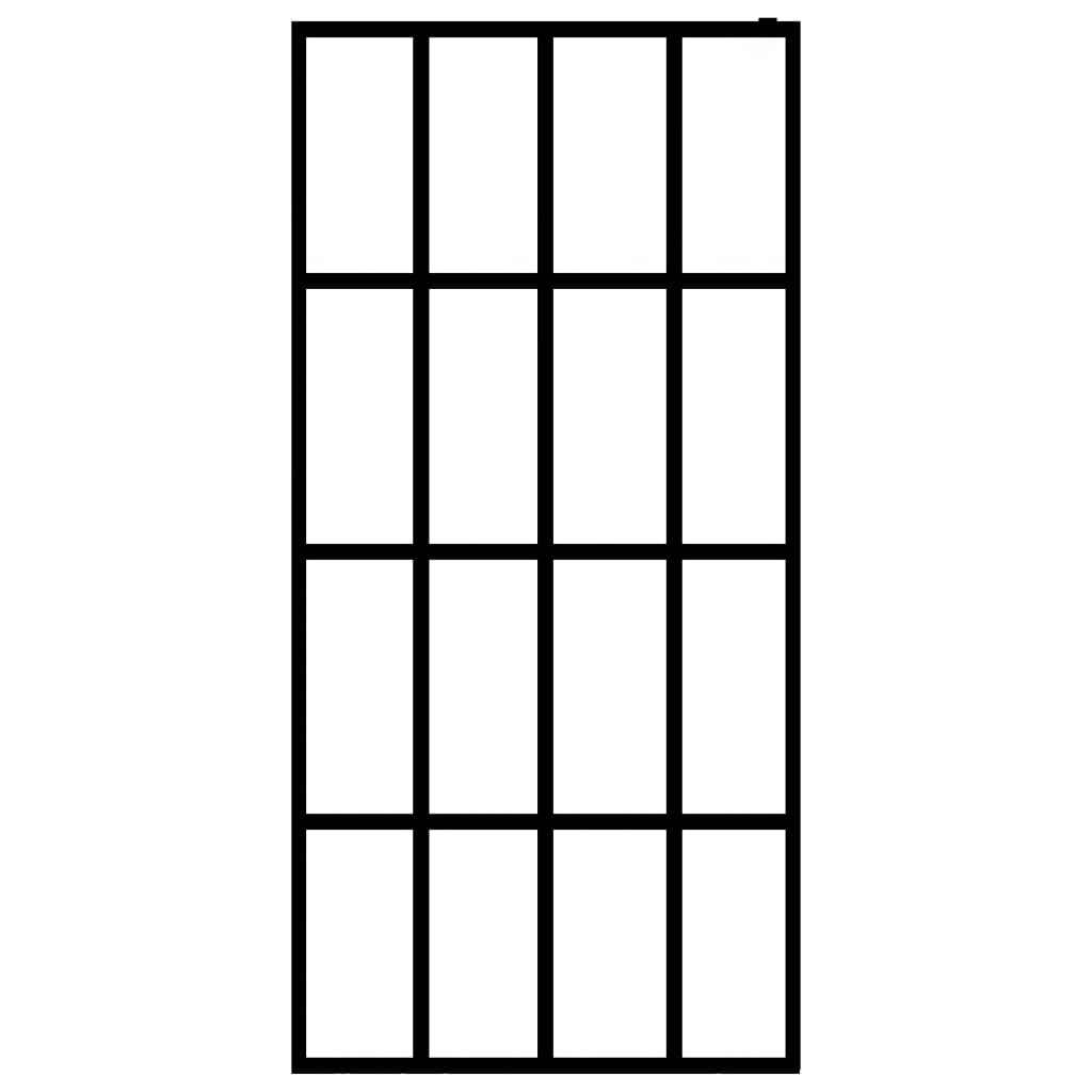 Cabina Doccia Con Schermo In Vetro Temperato Glassato 100x195cm - Image 4