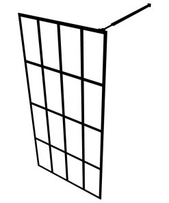 Cabina Doccia Con Schermo In Vetro Temperato Glassato 100x195cm