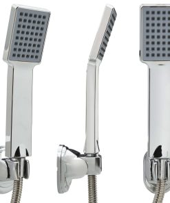 Soffione Doccia Manuale Con Tubo 1,5 M Cromato