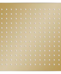 Testa Doccia A Pioggia In Acciaio Inox 30x30 Cm Quadrata Oro