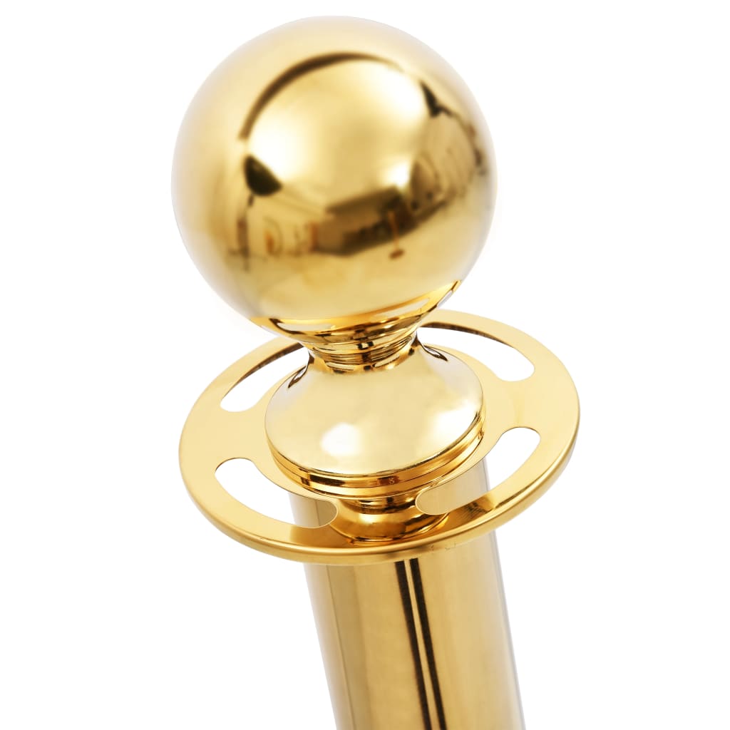 Set Transenne Separacode Vip 3 Pz In Acciaio Inox Oro - Image 2