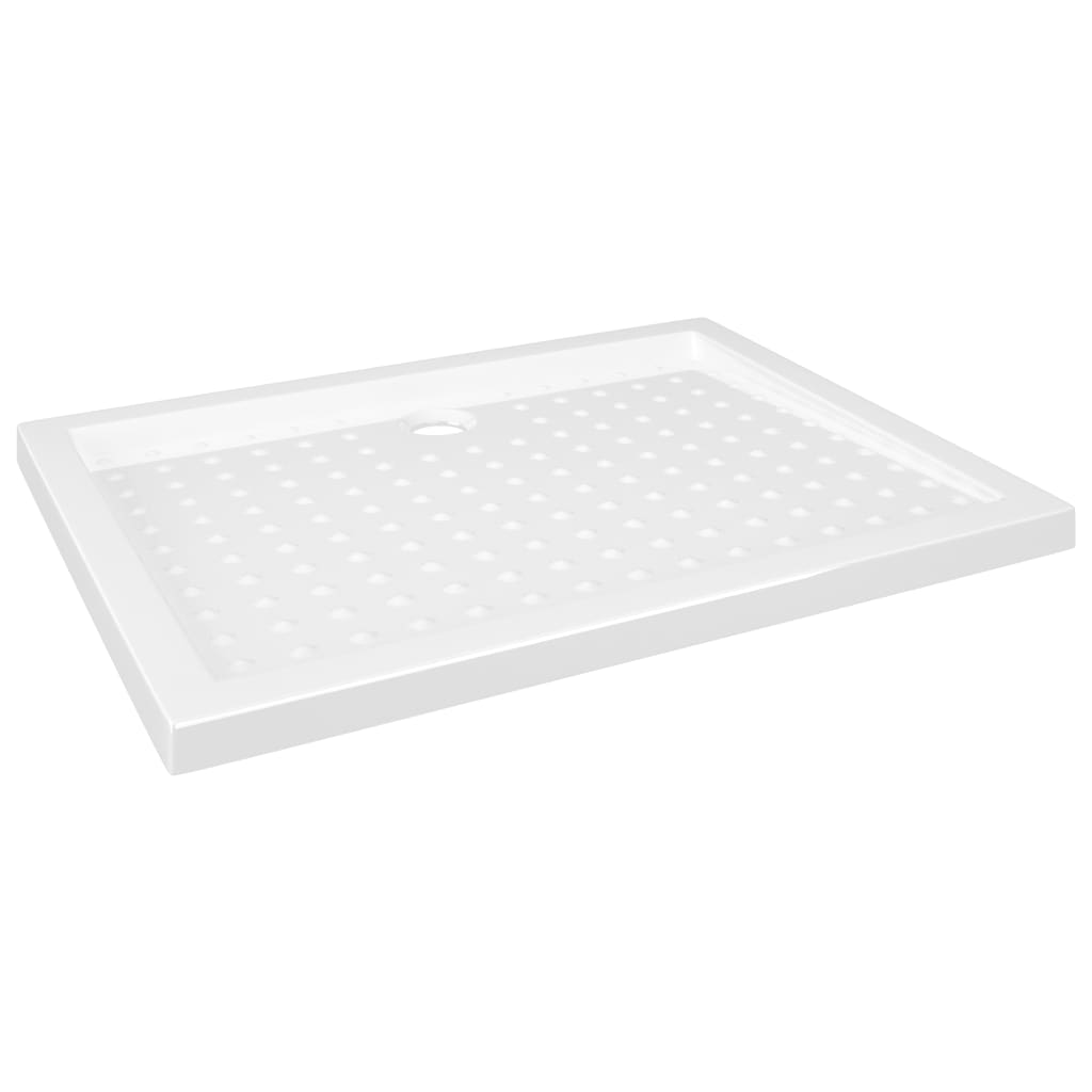 Piatto Doccia Con Superficie Puntinata Bianco 90x70x4 Cm In Abs - Image 4