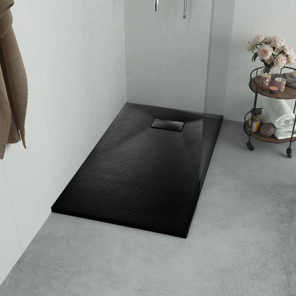 Piatto Doccia In Smc Nero 90x80 cm - Image 5