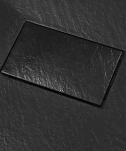 Piatto Doccia In Smc Nero 90x80 cm