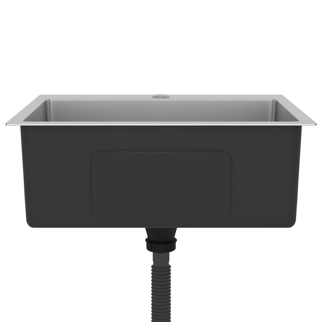 Lavello Da Cucina Lavorato A Mano In Acciaio Inox - Image 3