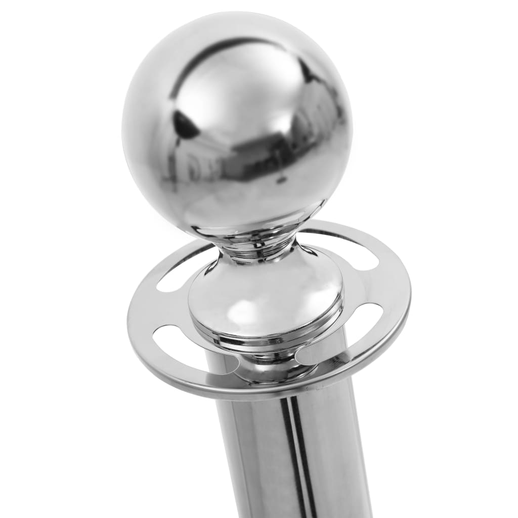 Set Transenne Separacode Vip 3 Pz In Acciaio Inox Argento - Image 3