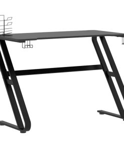 Scrivania Da Gaming Con Gambe A Zz Nera 110x60x75 cm