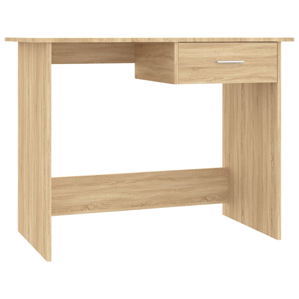 Scrivania Rovere Sonoma 100x50x76 Cm In Legno Multistrato - Image 4