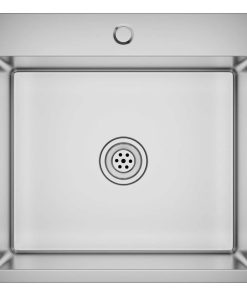 Lavello Da Cucina Lavorato A Mano In Acciaio Inox