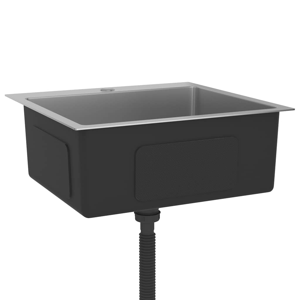 Lavello Da Cucina Lavorato A Mano In Acciaio Inox - Image 2