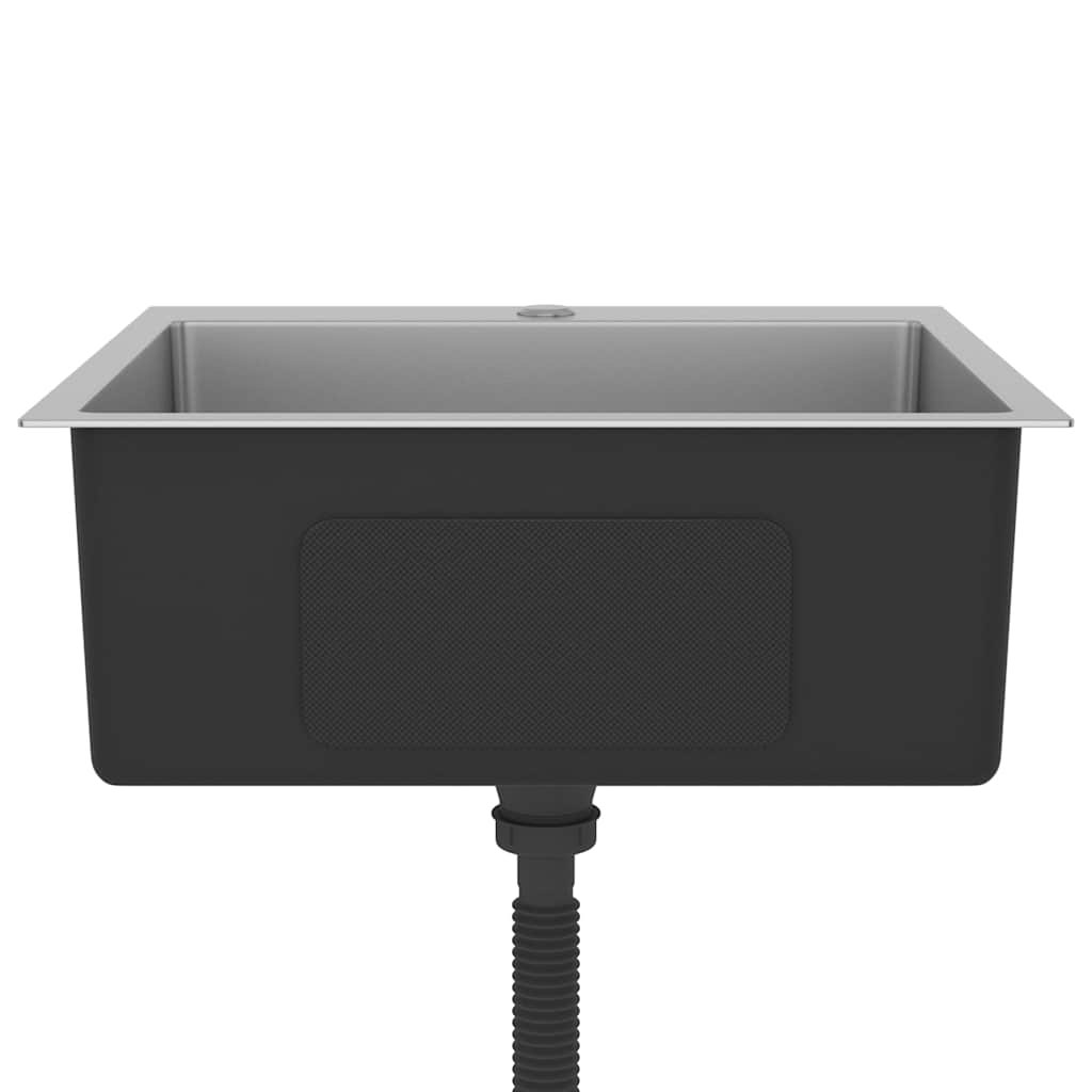 Lavello Da Cucina Lavorato A Mano In Acciaio Inox - Image 6