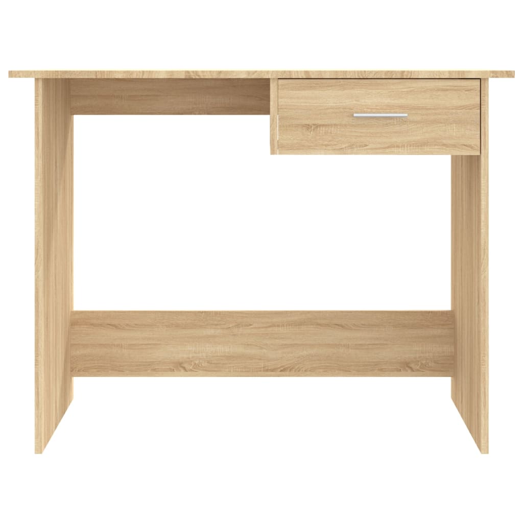 Scrivania Rovere Sonoma 100x50x76 Cm In Legno Multistrato - Image 6