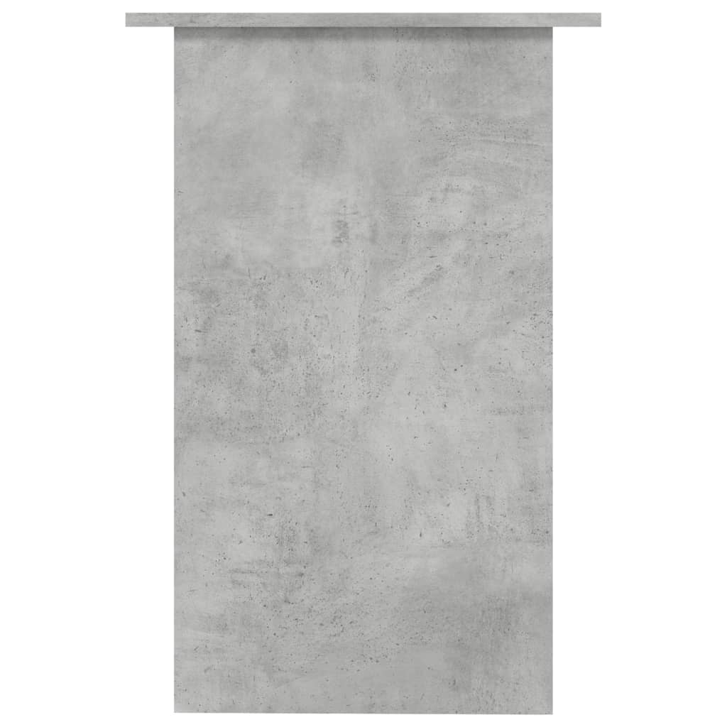 Scrivania Grigio Cemento 90x50x74 Cm In Legno Multistrato - Image 3