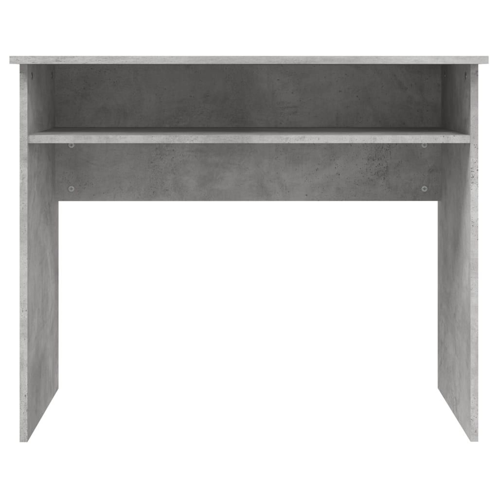 Scrivania Grigio Cemento 90x50x74 Cm In Legno Multistrato - Image 2