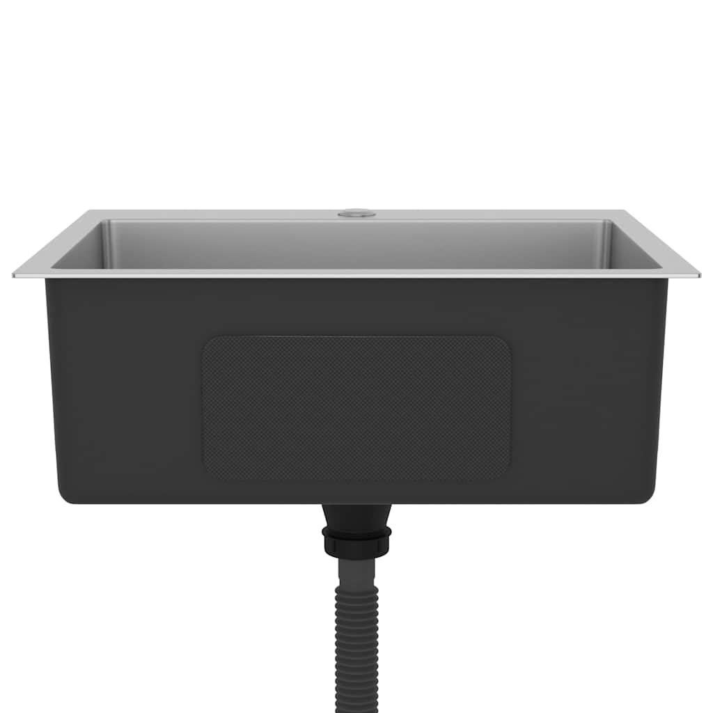 Lavello Da Cucina Lavorato A Mano In Acciaio Inox - Image 5