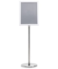 Piedistallo Per Poster A4 Argento In Lega Di Alluminio