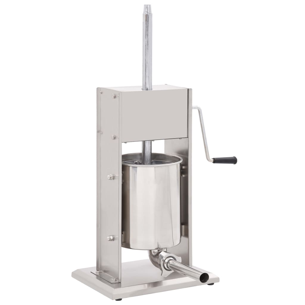 Insaccatrice Manuale Argento 10 L In Acciaio Inossidabile